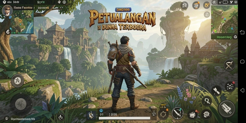 Screenshot gameplay Open World DMD999 yang epik dan mengesankan.