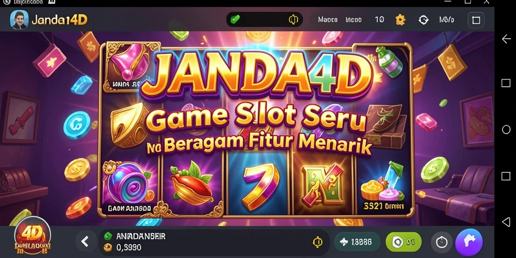 Gameplay menegangkan dan seru dari mesin slot JANDA4D.