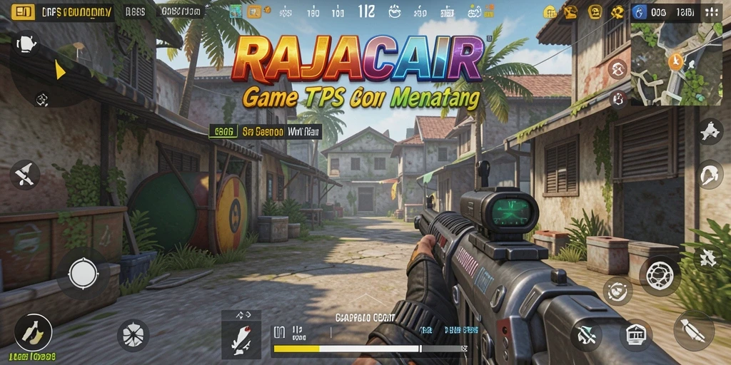 Screenshot gameplay seru RAJACAIR dengan aksi tembak-menembak intens.